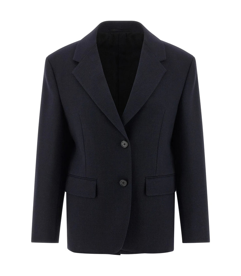 Prada Blazer in navy, Virgin Wool