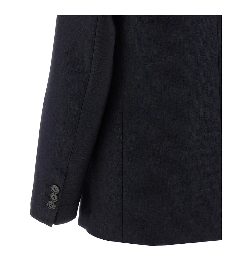 Prada Blazer in navy, Virgin Wool — view 4