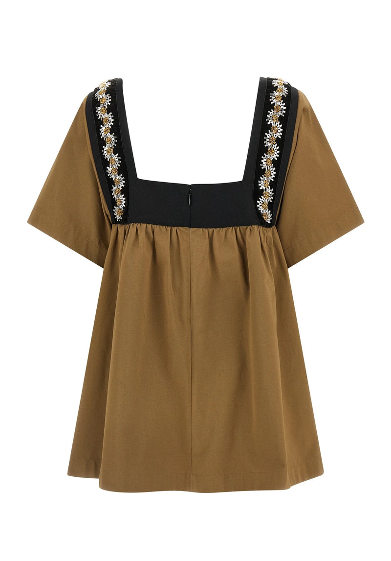 Prada Blouse in beige, Cotton — view 2