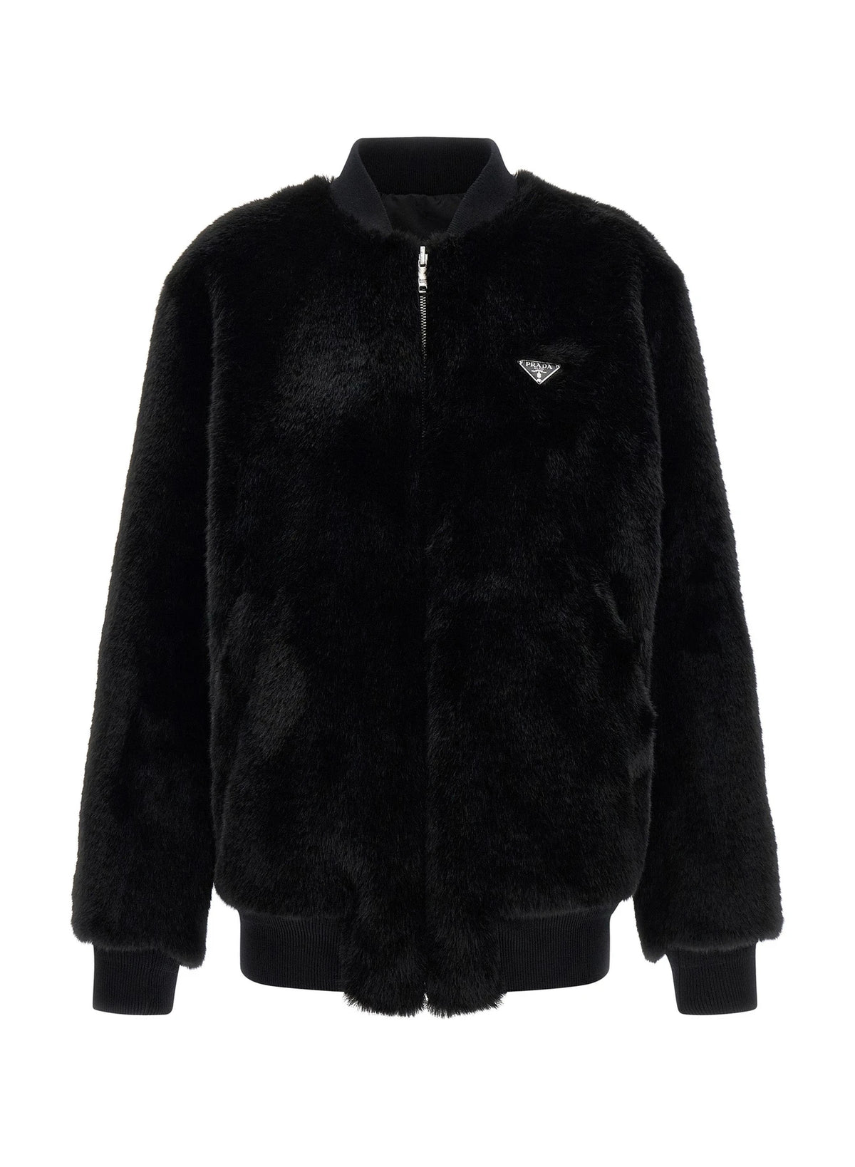Prada Bomber Jacket in black, Recycled Polyamide