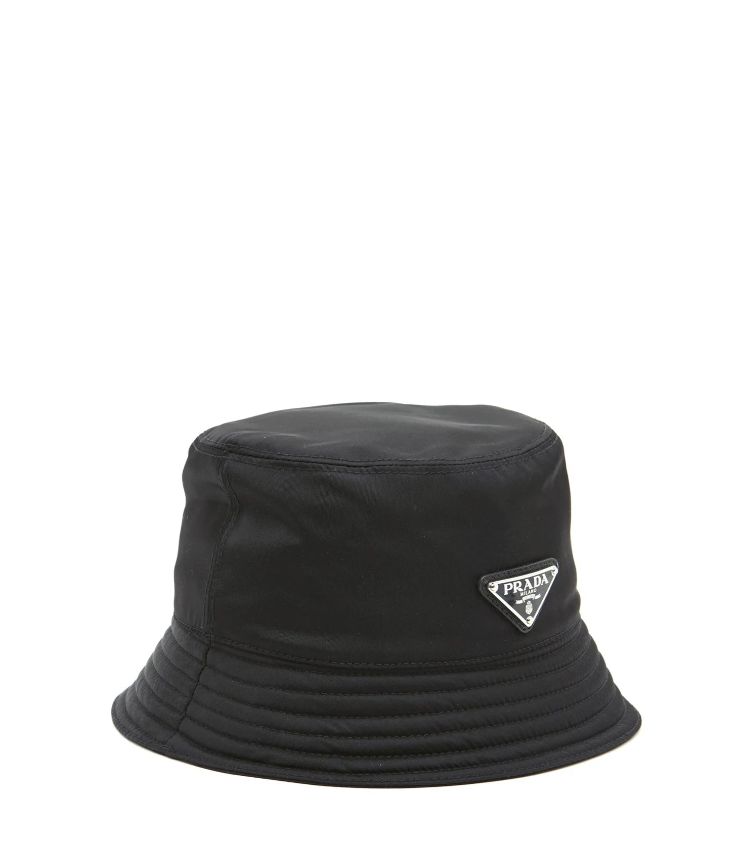 Prada Bucket Hat in black, Nylon — view 2