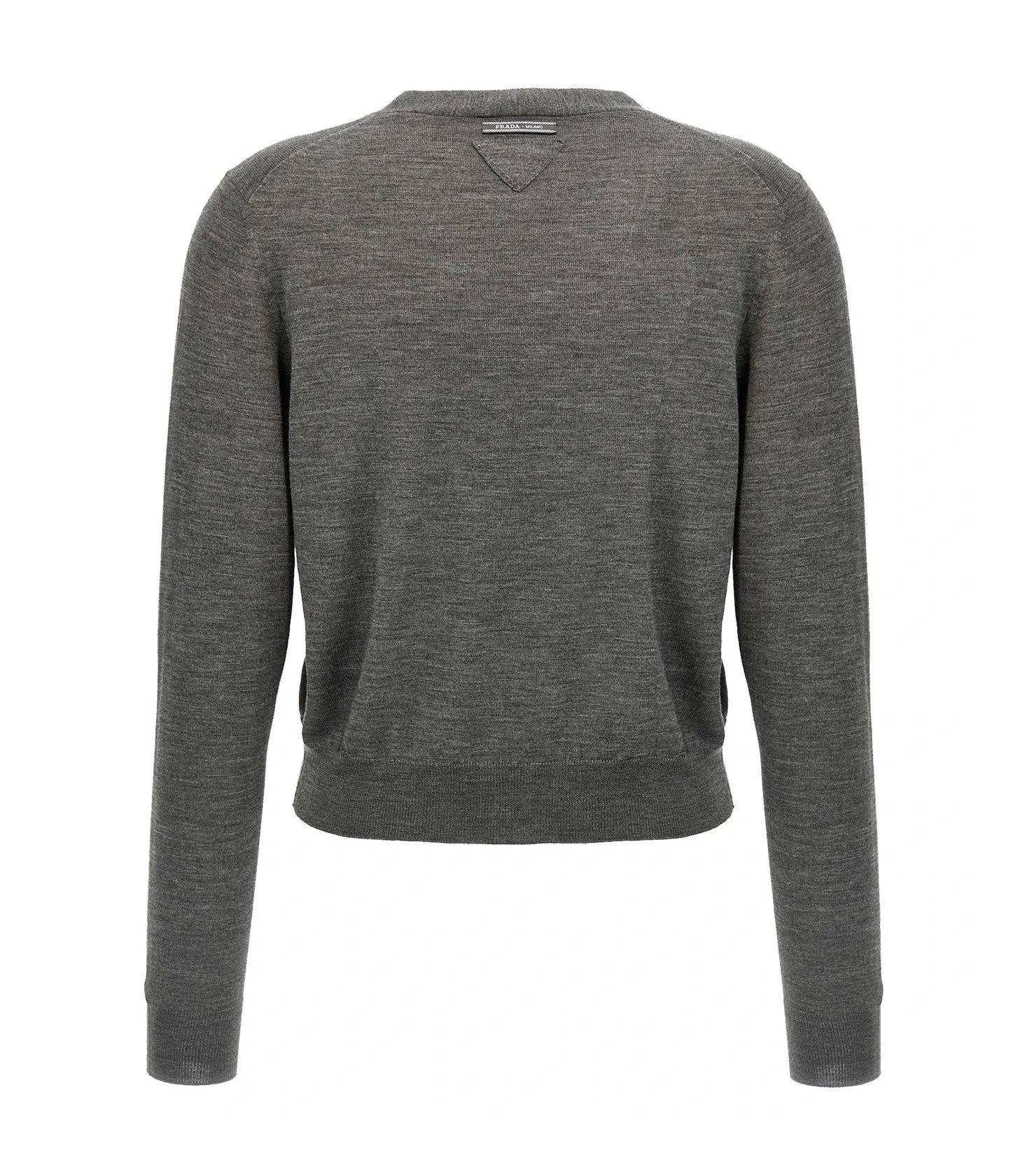 Prada Cardigan in gray, Virgin Wool — view 2