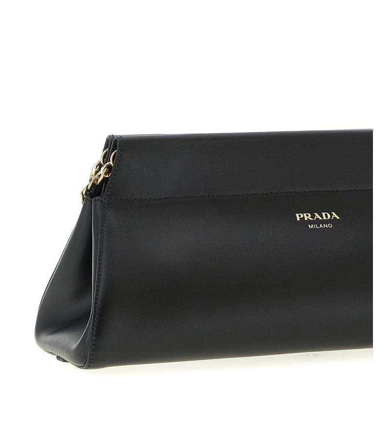 Prada Cross Body Bag in black, Calfskin Leather — view 3
