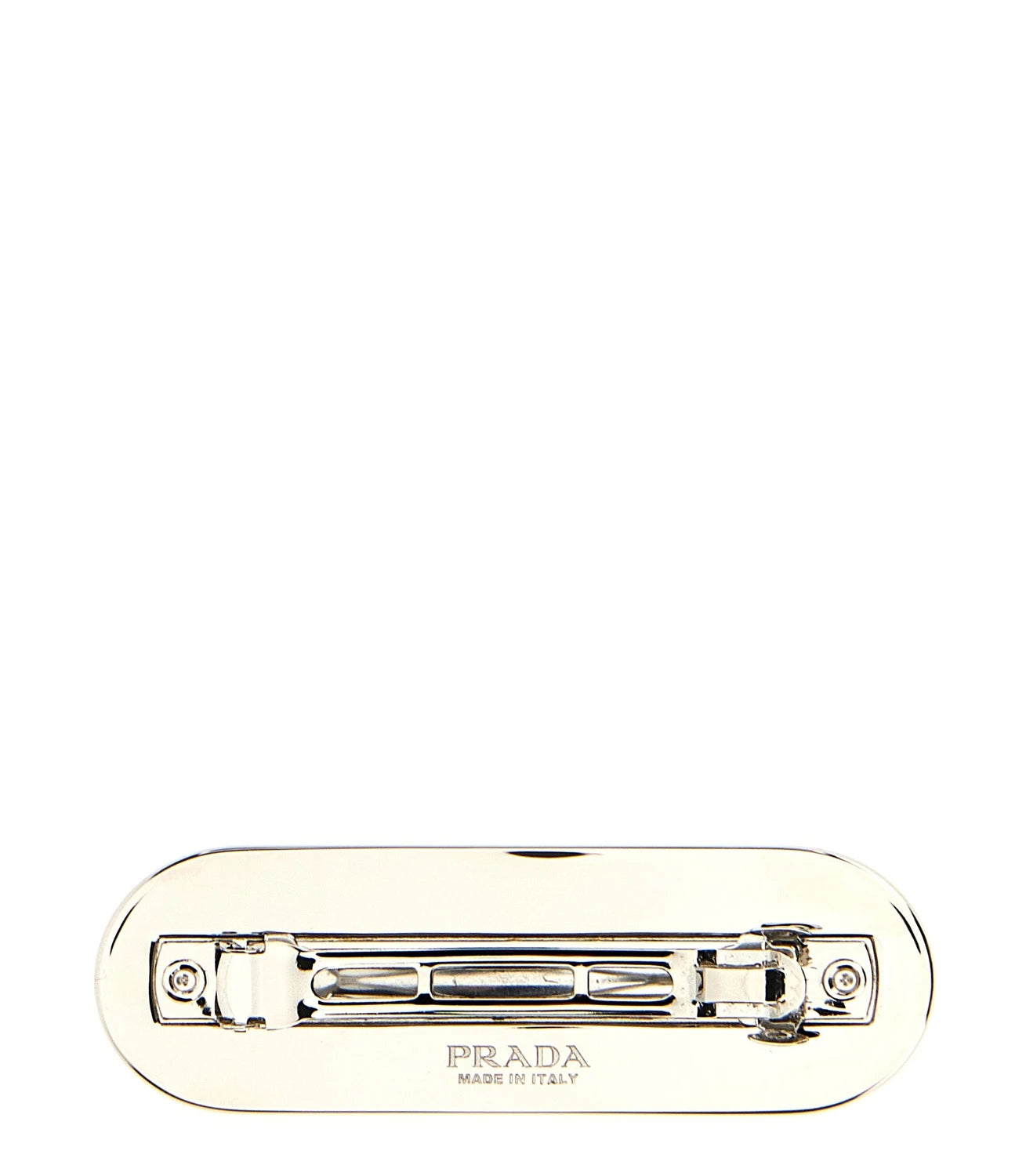 Prada Hair Barrettes & Slides in black, Steel — view 2
