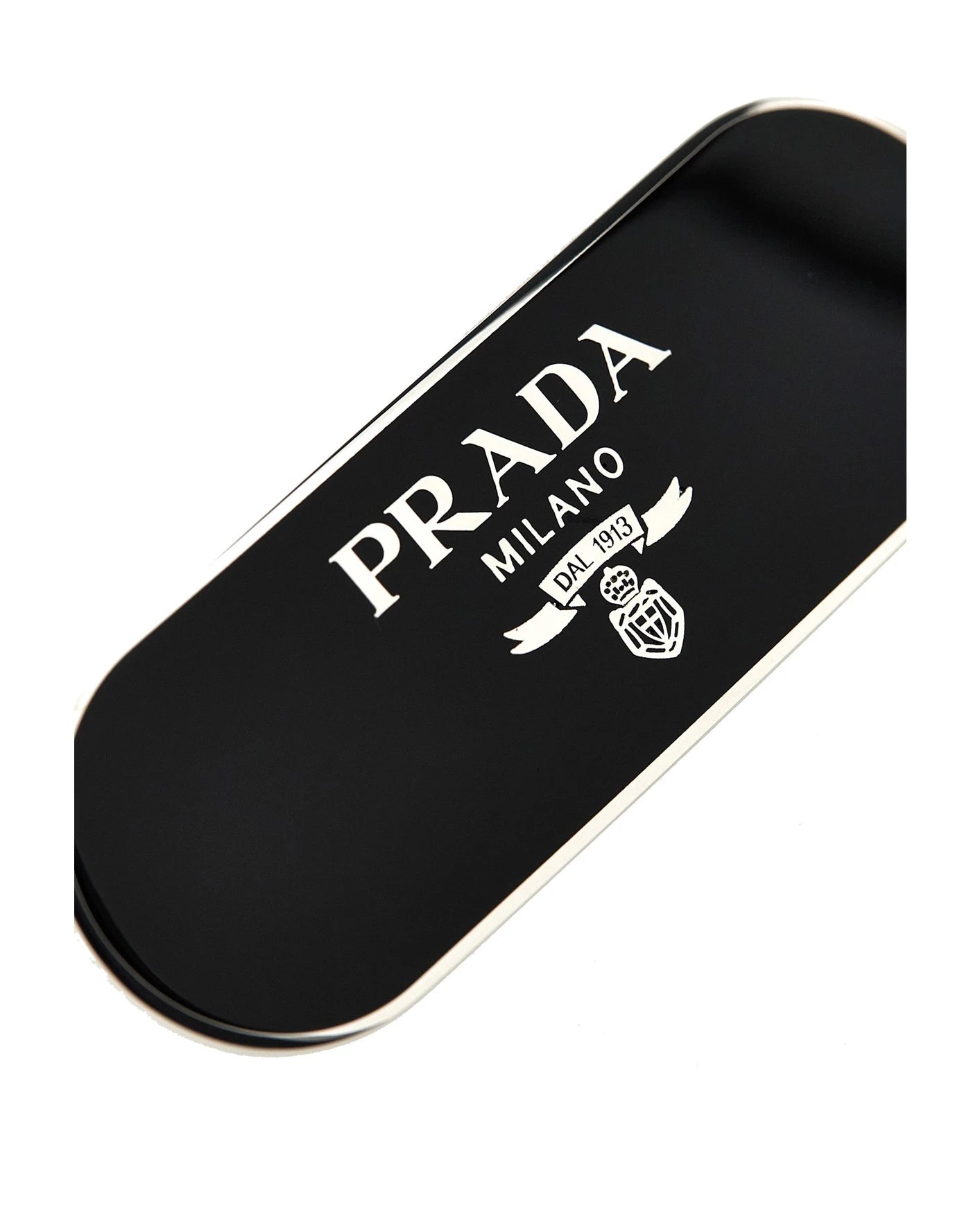 Prada Hair Barrettes & Slides in black, Steel — view 3