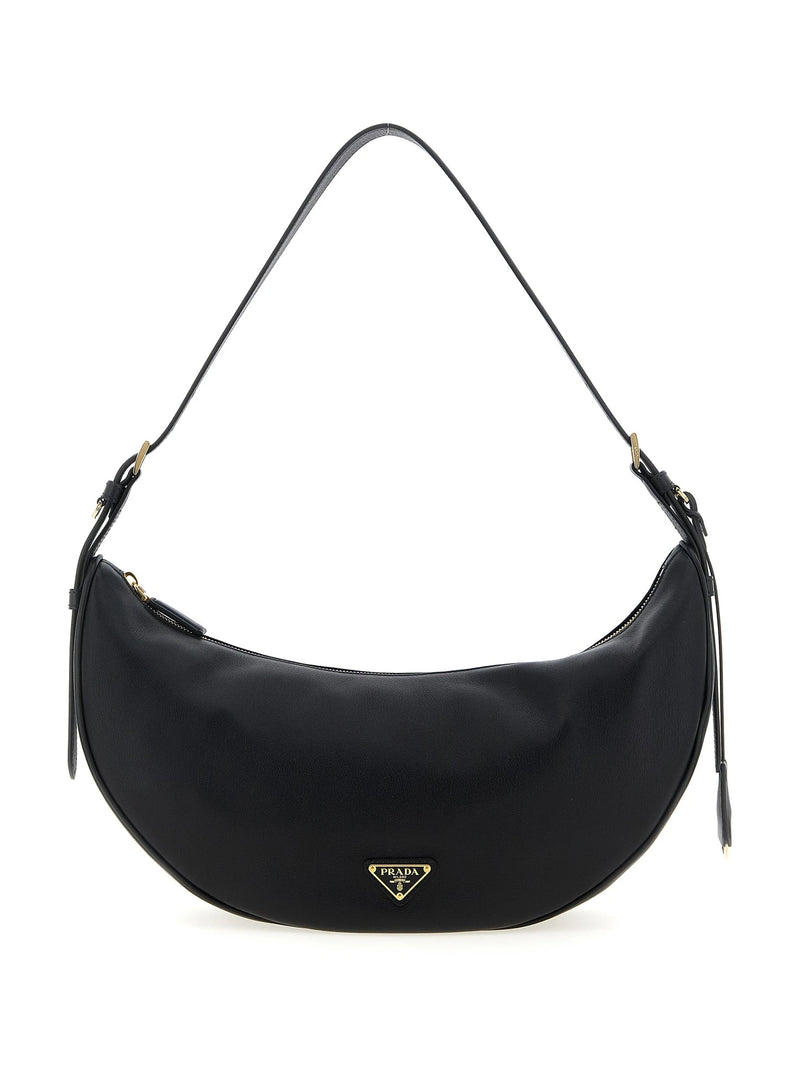 Prada Hobo Bag in black, Calfskin Leather