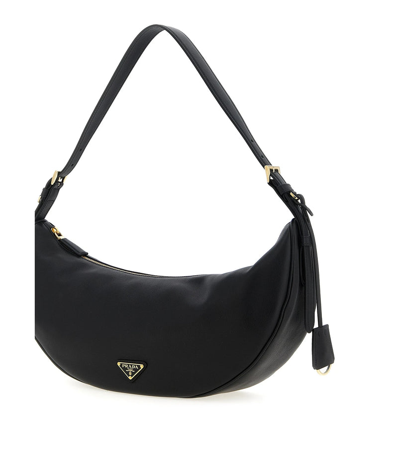 Prada Hobo Bag in black, Calfskin Leather — view 3