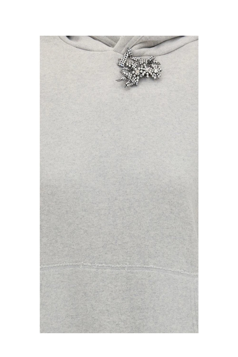 Prada Hoodie in gray, Cotton — view 3