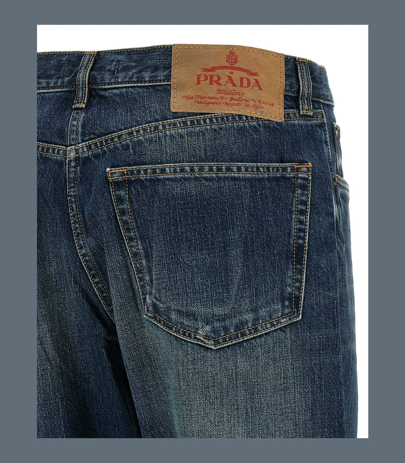 Prada Jean in blue, Cotton — view 4