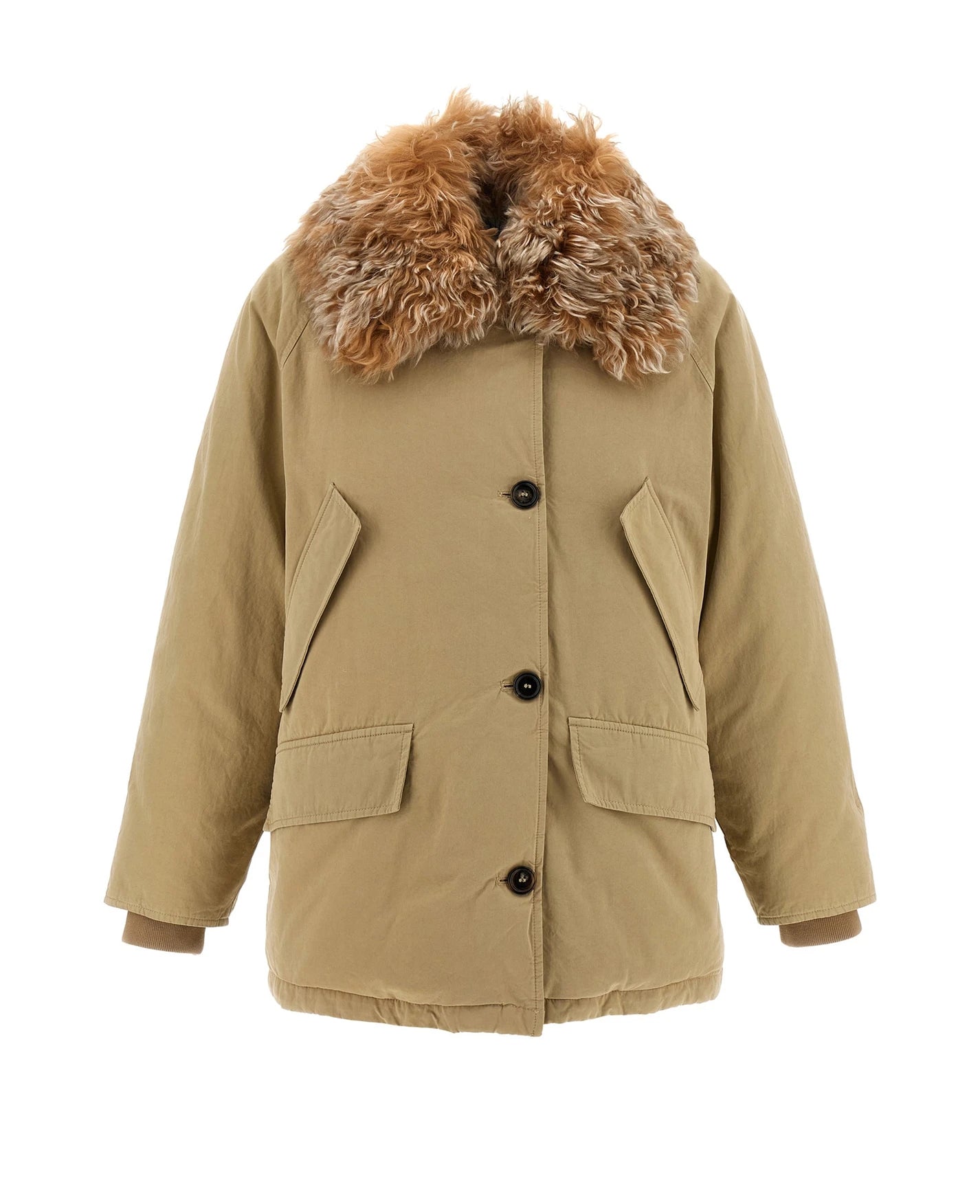 Prada Overcoat in beige, Cotton