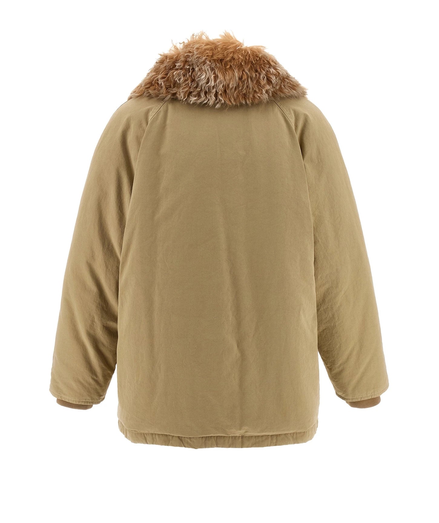Prada Overcoat in beige, Cotton — view 3