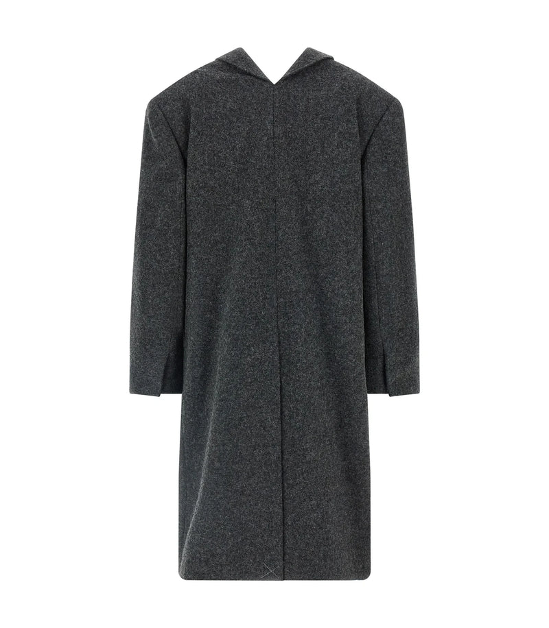 Prada Overcoat in gray, Virgin Wool — view 2