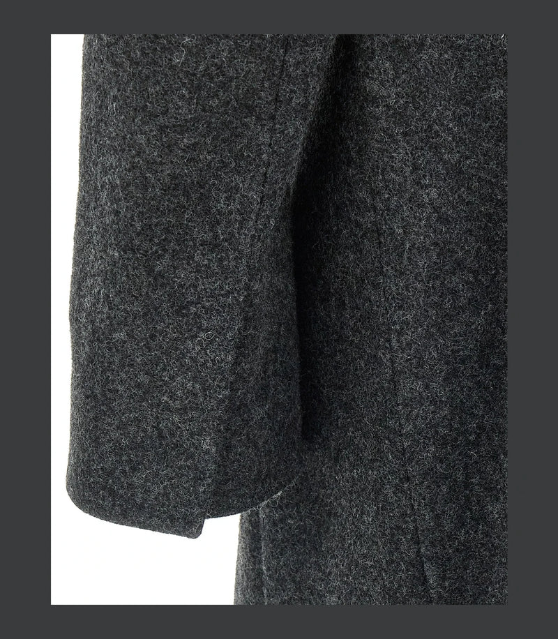 Prada Overcoat in gray, Virgin Wool — view 4