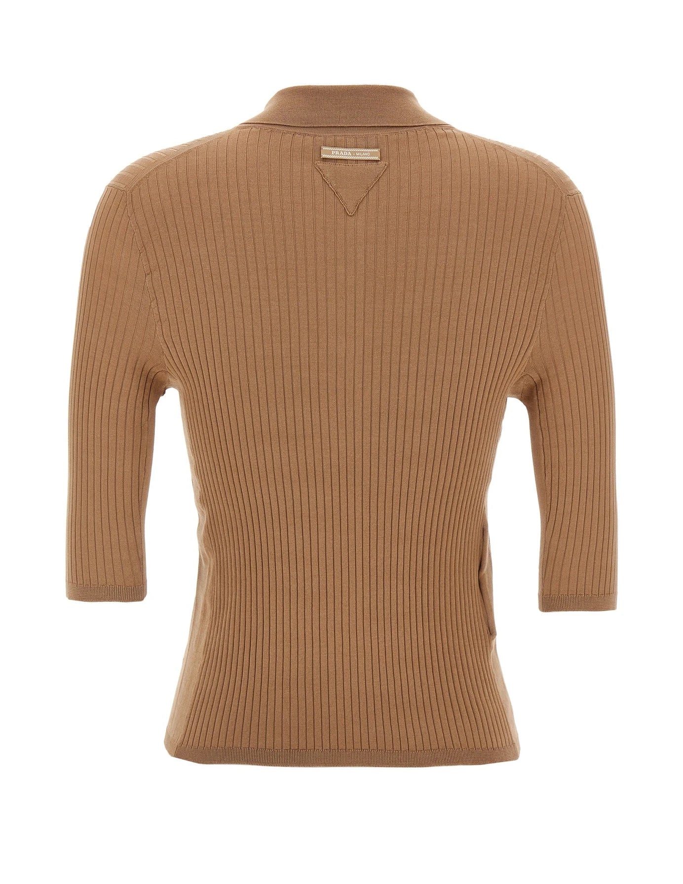 Prada Polo in beige, Cotton — view 2