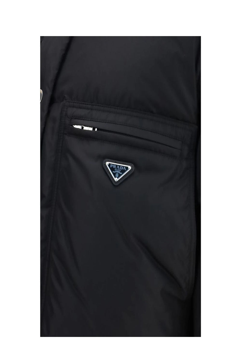 Prada Puffer Jacket in black, Polyester — view 3