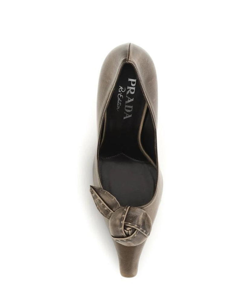 Prada Pumps in beige, Goatskin — view 4