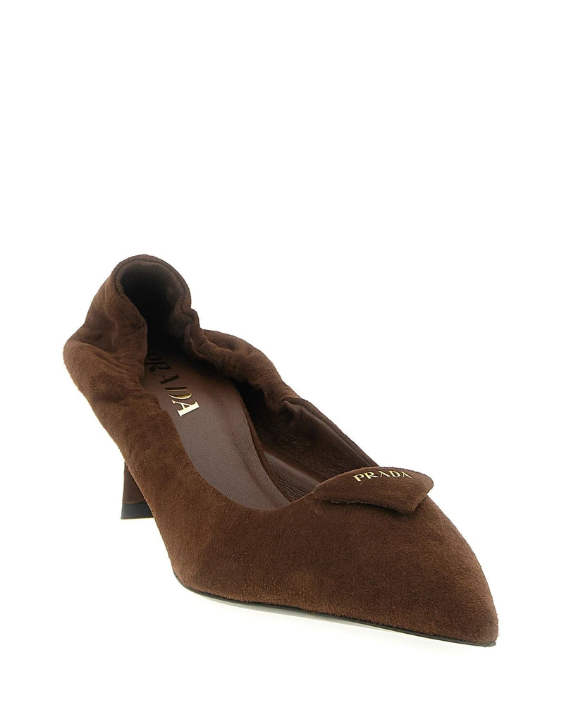 Prada Pumps in brown, Lamb Leather — view 2