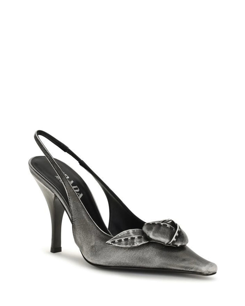 Prada Pumps in gray, Goatskin — view 2