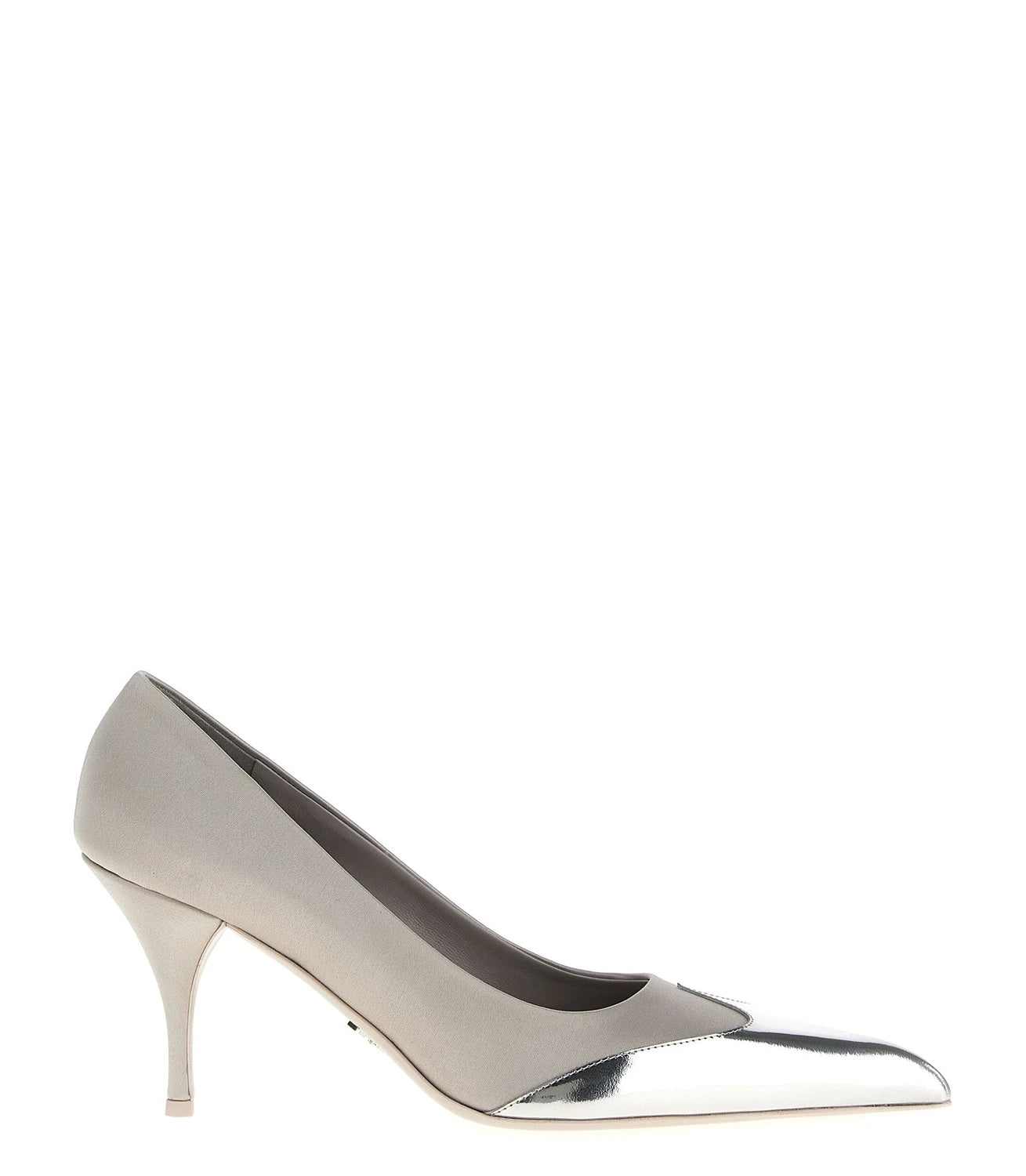 Prada Pumps in silver, Viscose