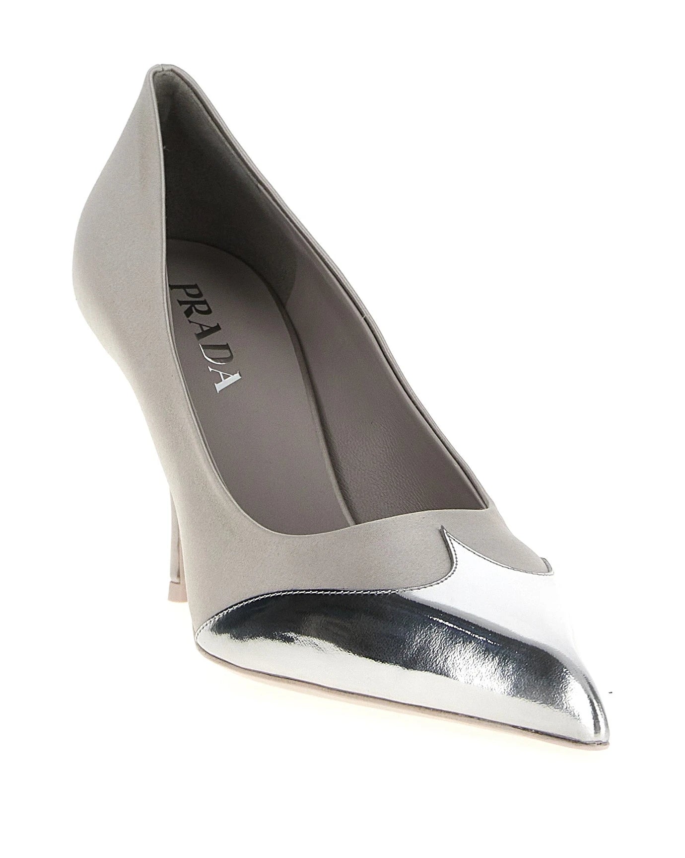 Prada Pumps in silver, Viscose — view 2