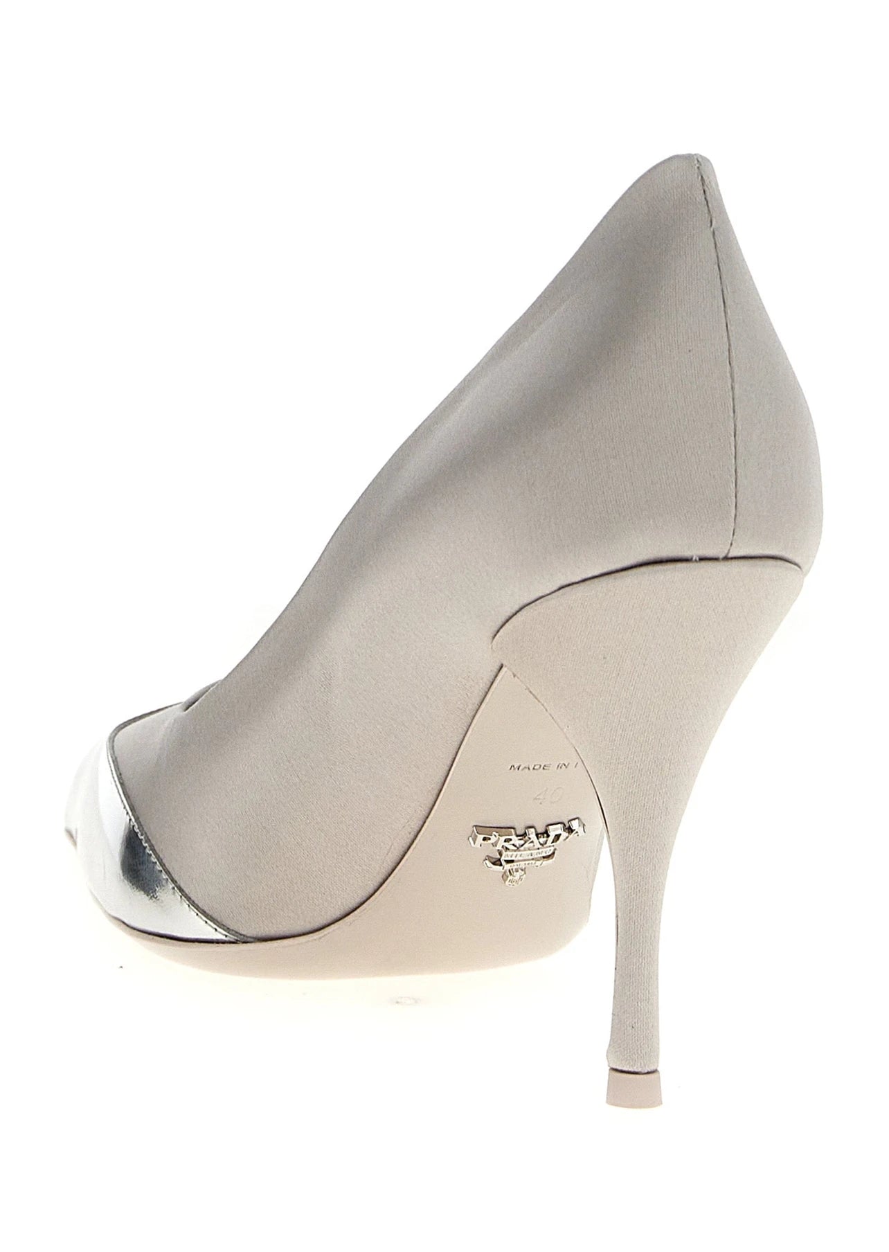 Prada Pumps in silver, Viscose — view 3