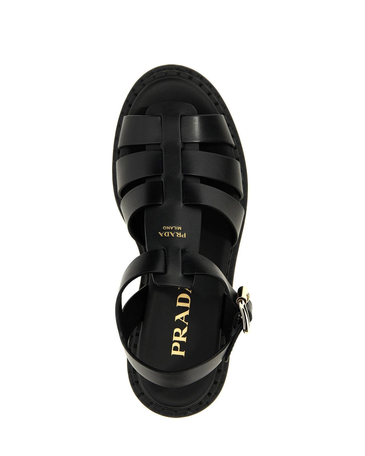 Prada Sandals in black, Calfskin Leather — view 4