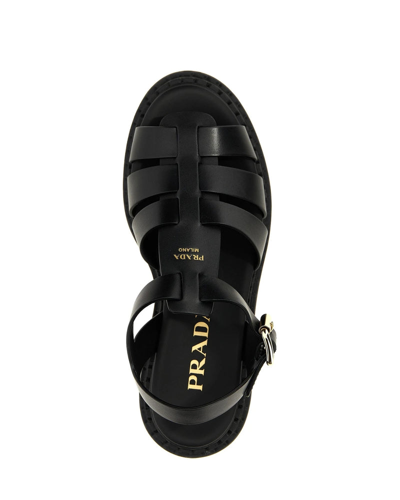 Prada Sandals in black, Calfskin Leather — view 4