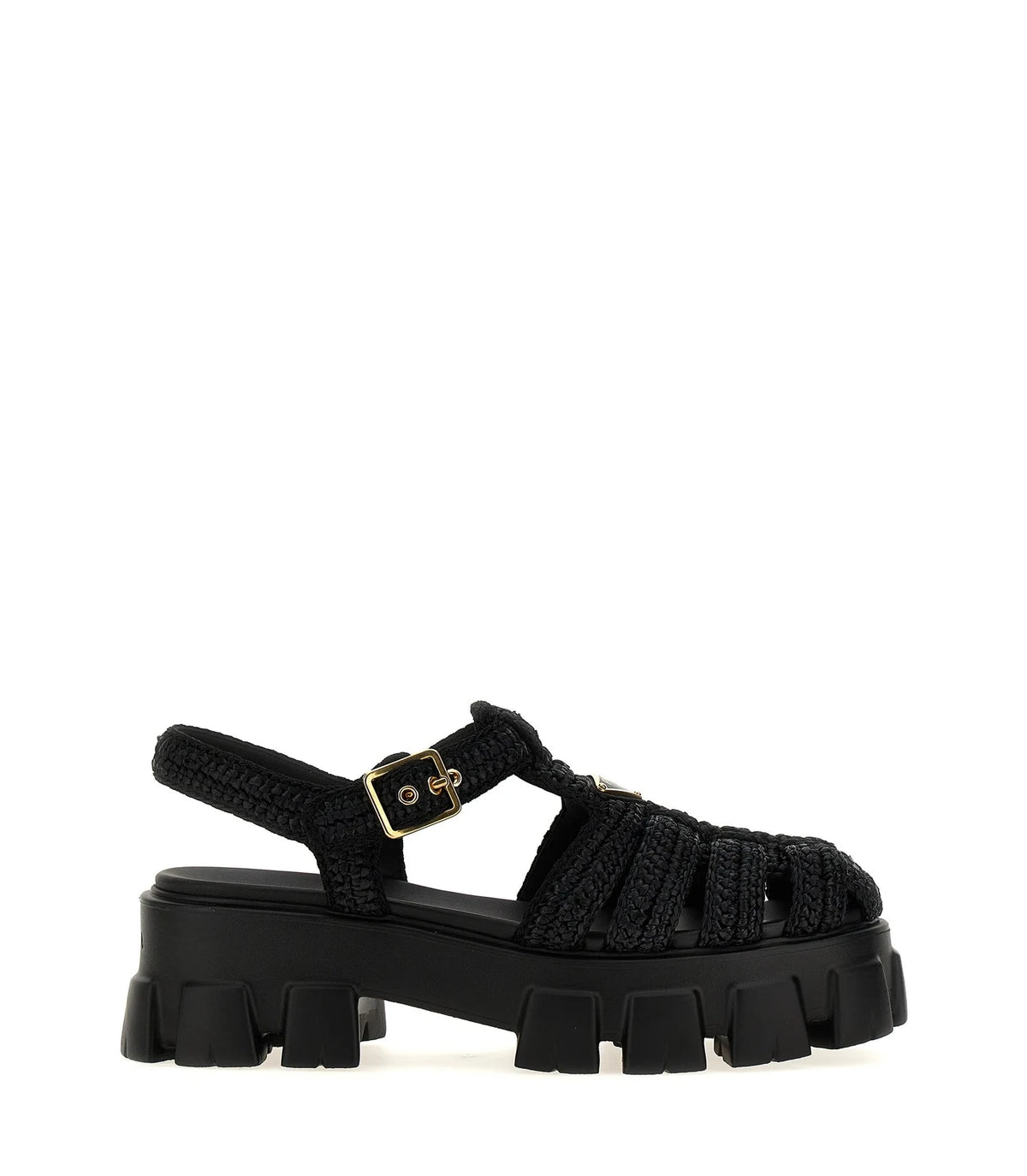 Prada Sandals in black, Viscose