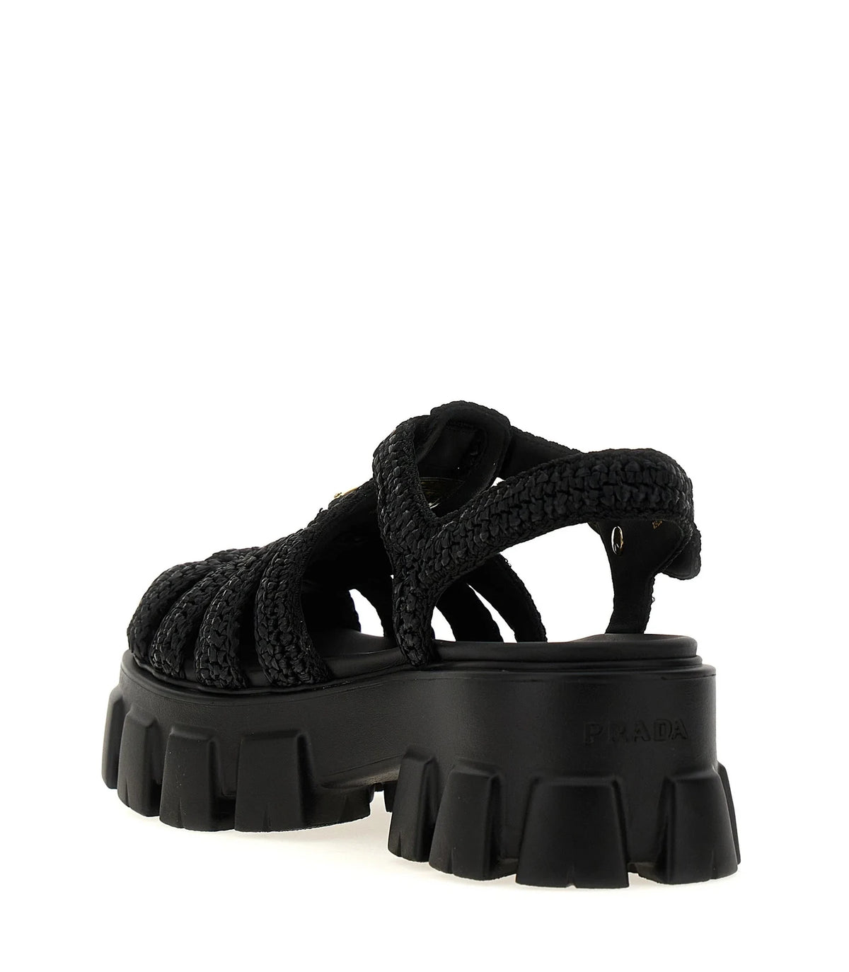 Prada Sandals in black, Viscose — view 3