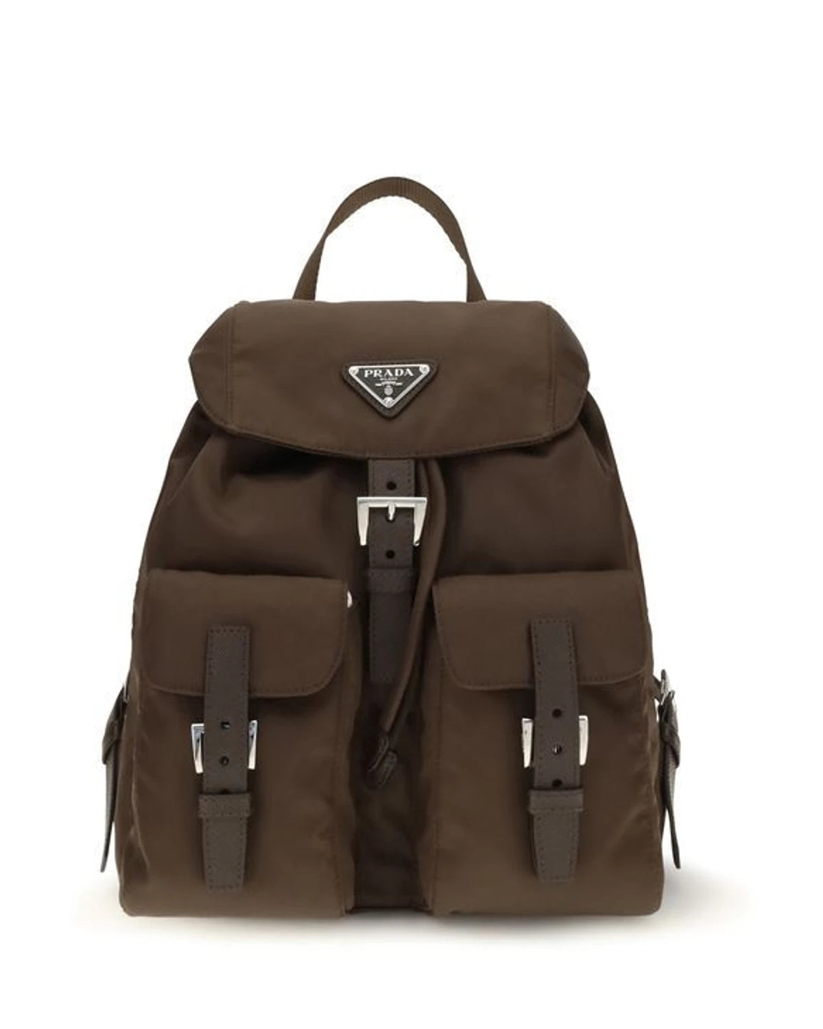 Prada School Backpack in brown, Nylon