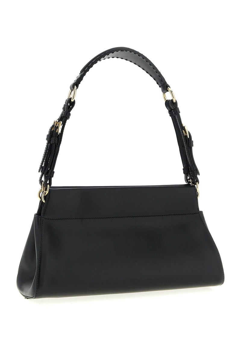 Prada Shoulder Bag in black, Calfskin Leather — view 2
