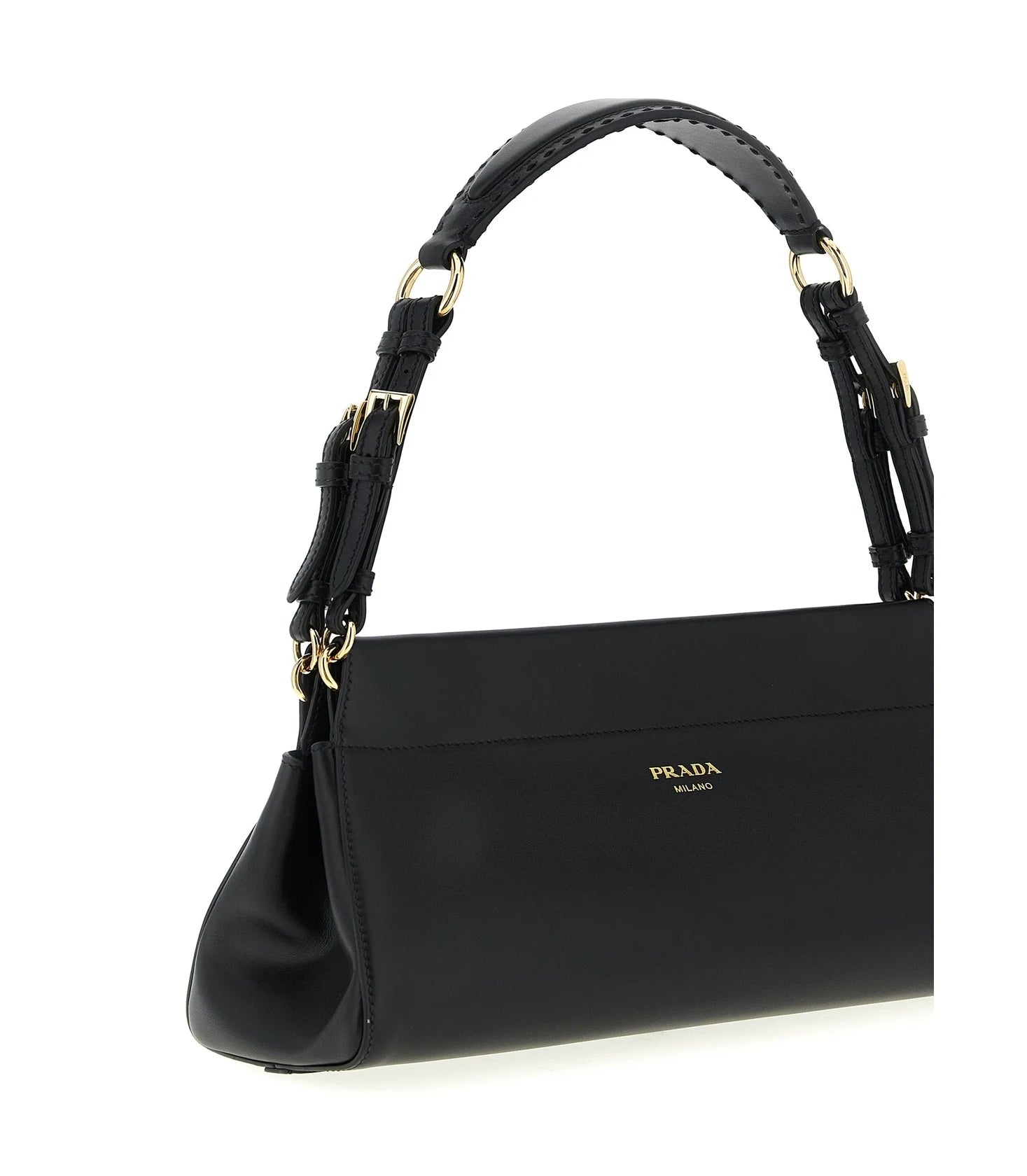 Prada Shoulder Bag in black, Calfskin Leather — view 3