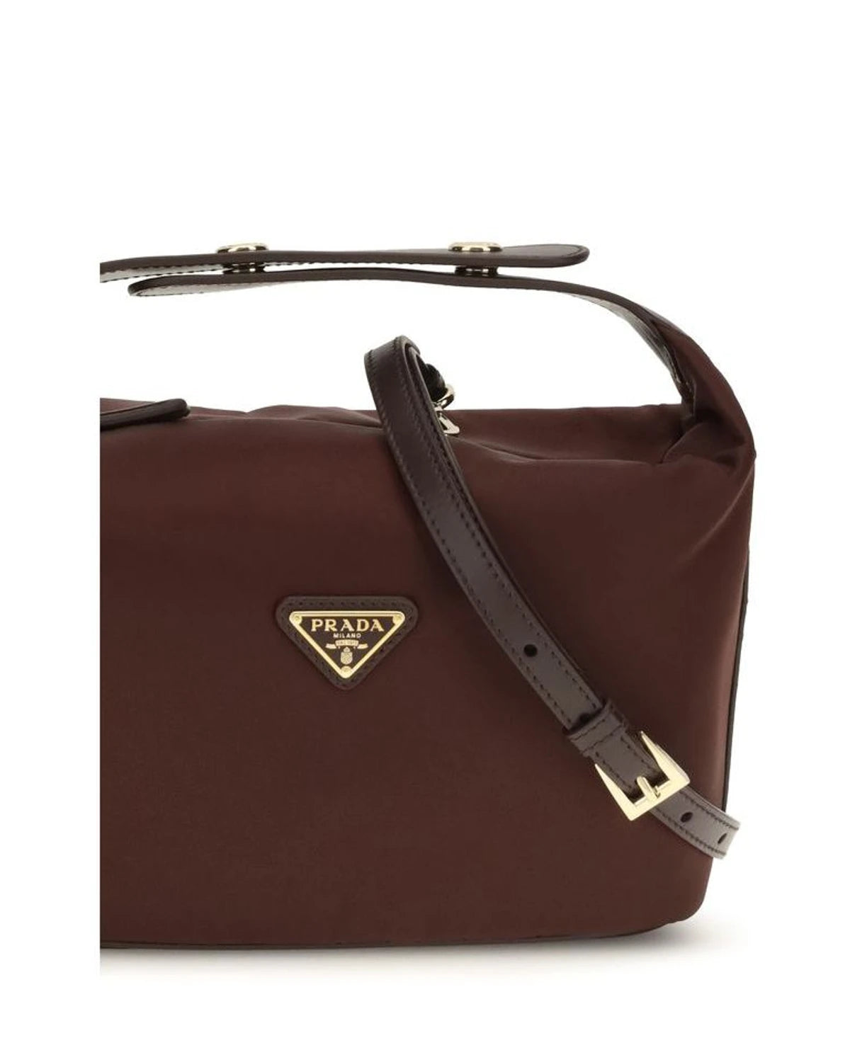 Prada Shoulder Bag in red, Recycled Polyamide — view 4