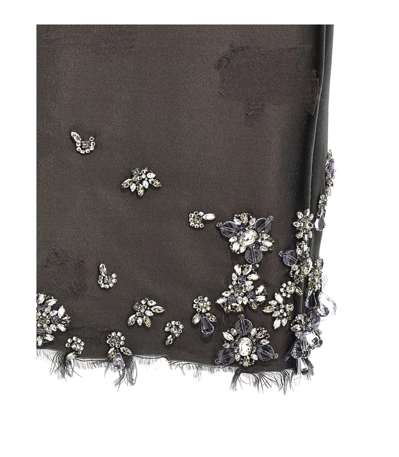 Prada Skirt in gray, Silk — view 4