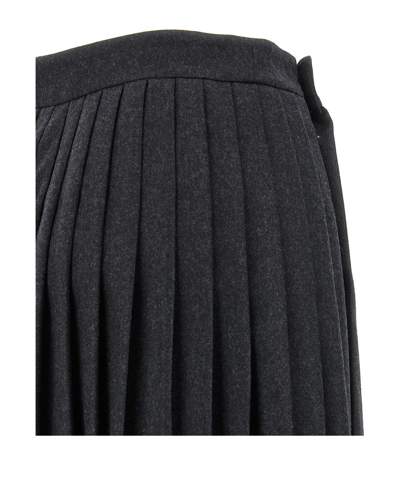 Prada Skirt in gray, Virgin Wool — view 4