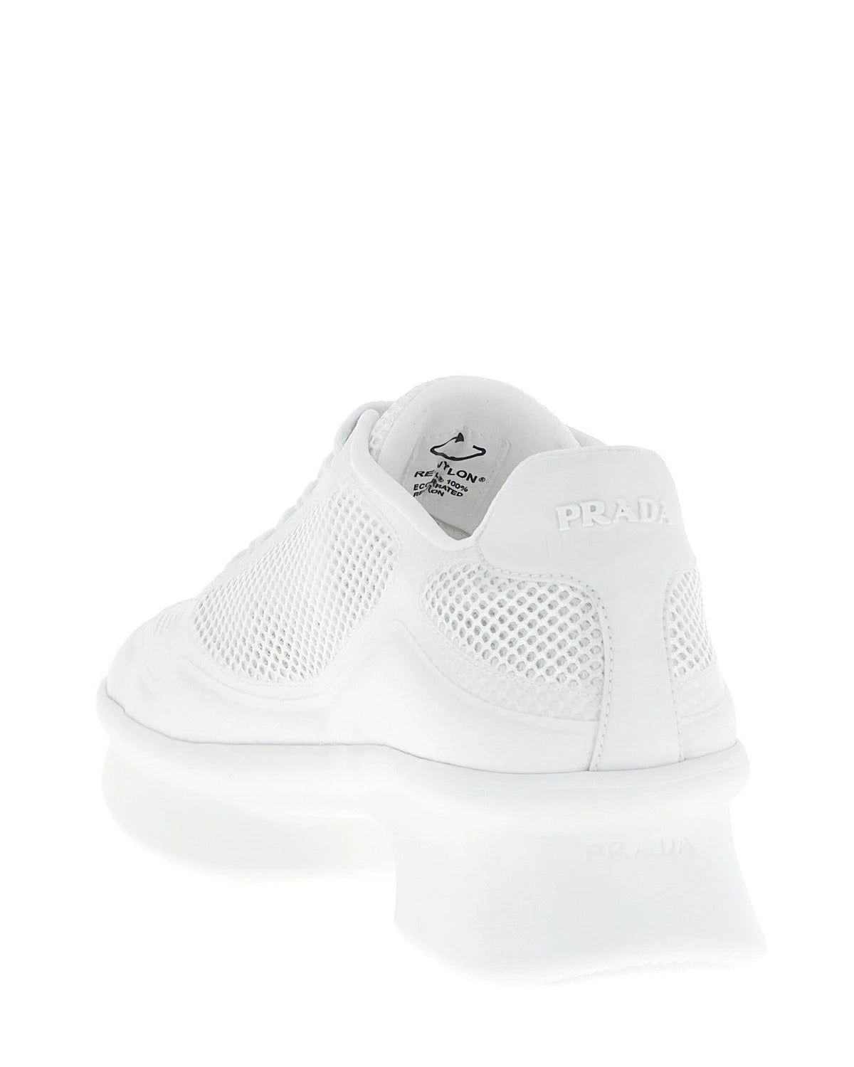 Prada Sneakers in white, Polyester — view 3