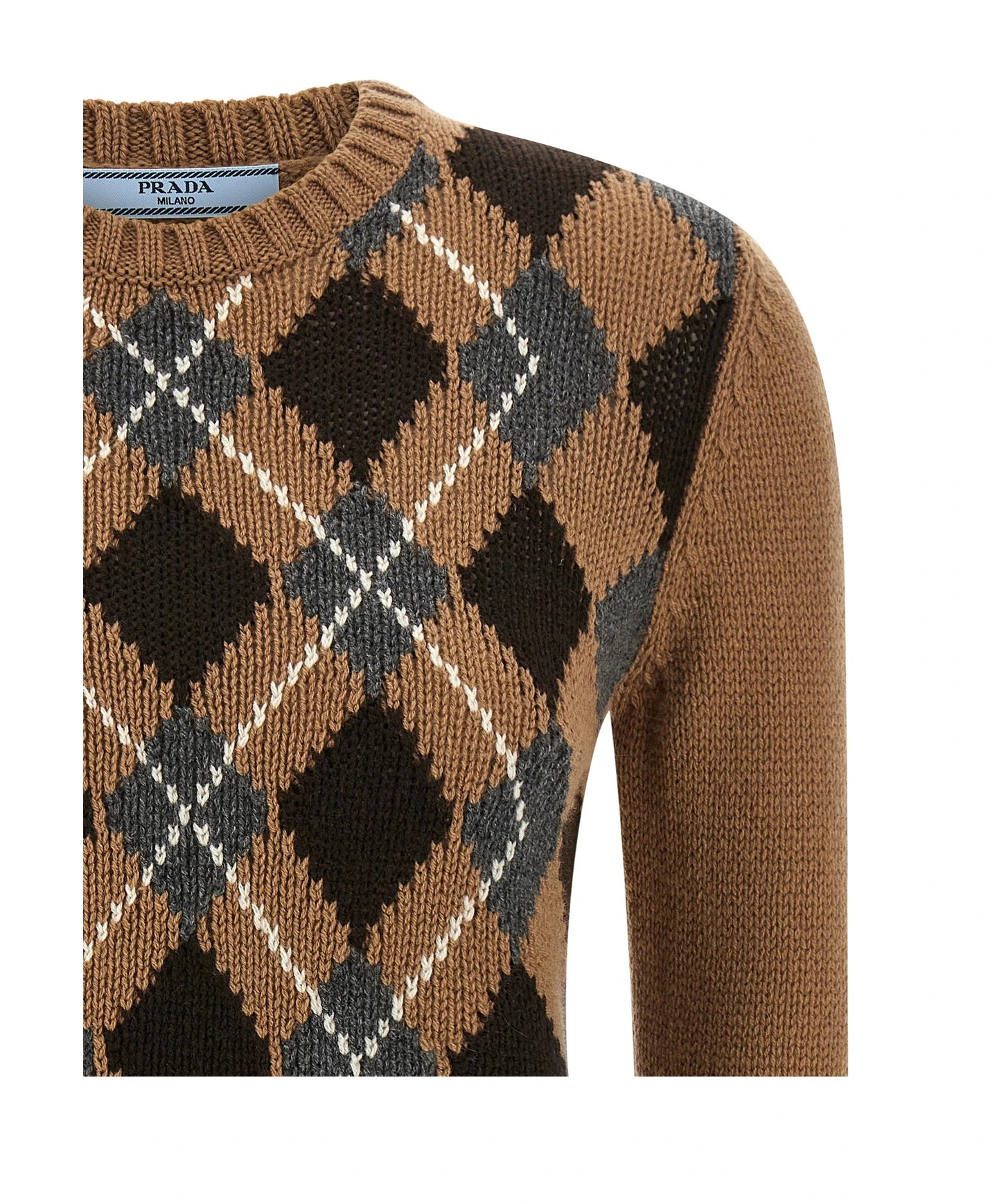Prada Sweater in brown, Cashmere — view 3