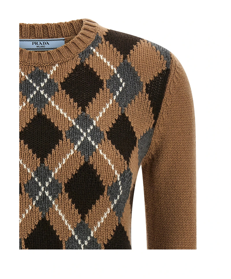 Prada Sweater in brown, Cashmere — view 3