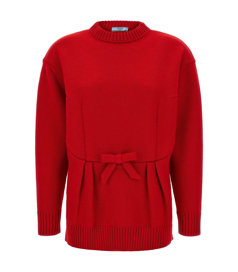 Prada Sweater in red, Virgin Wool