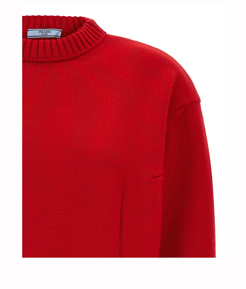 Prada Sweater in red, Virgin Wool — view 3