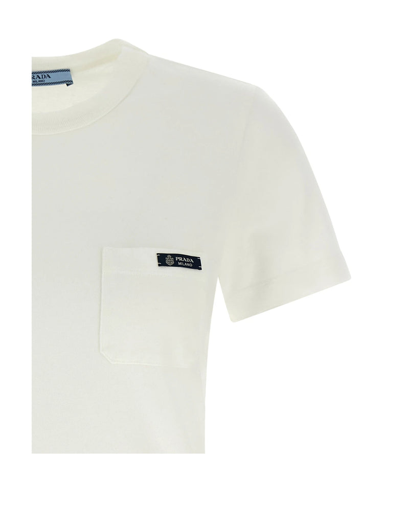 Prada T-Shirt in white, Cotton — view 3