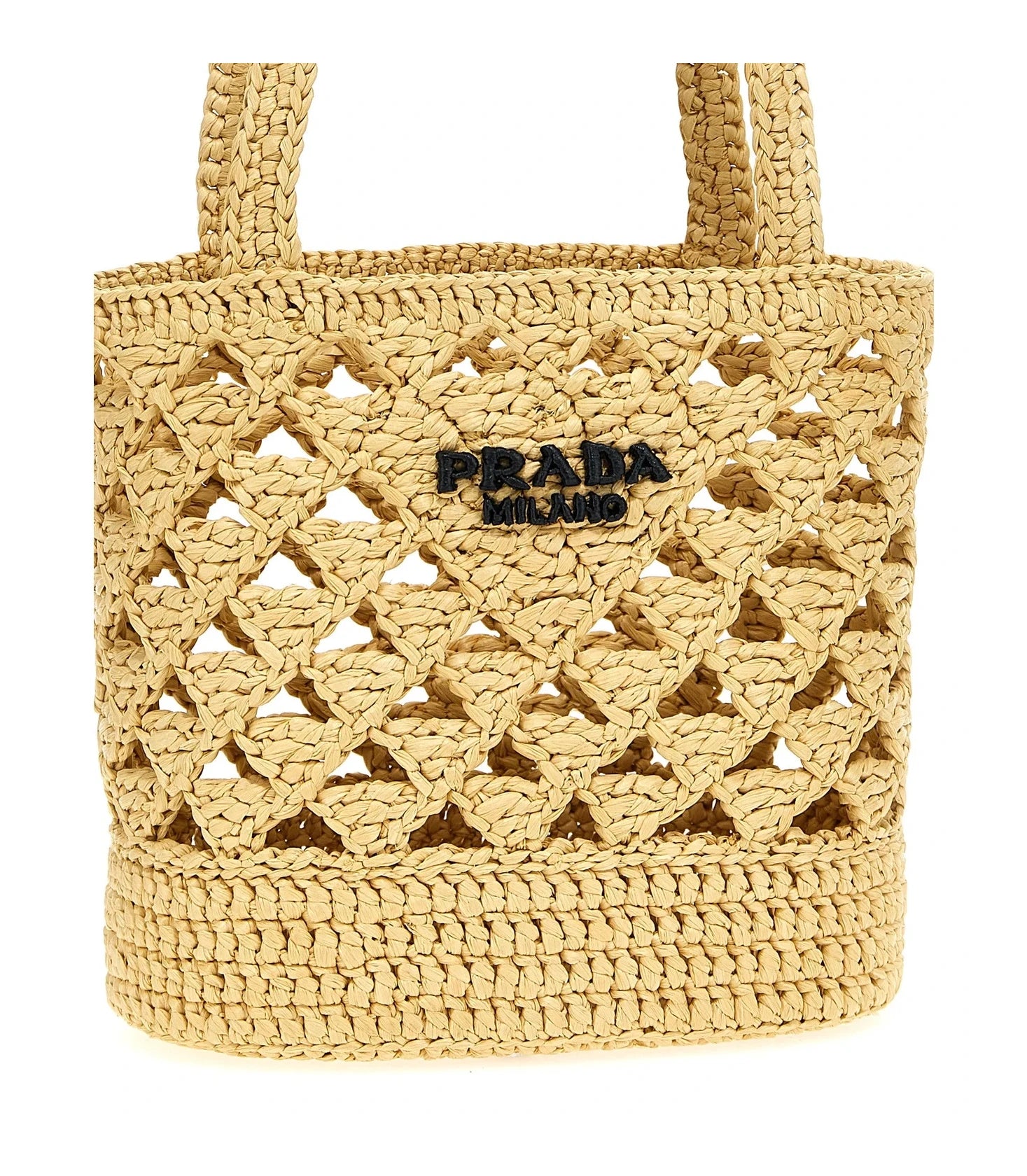 Prada Tote Bag in beige, Viscose — view 3