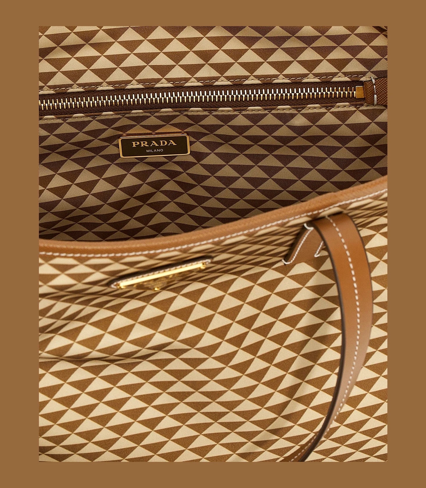 Prada Tote Bag in multicolor, Polyamide — view 4