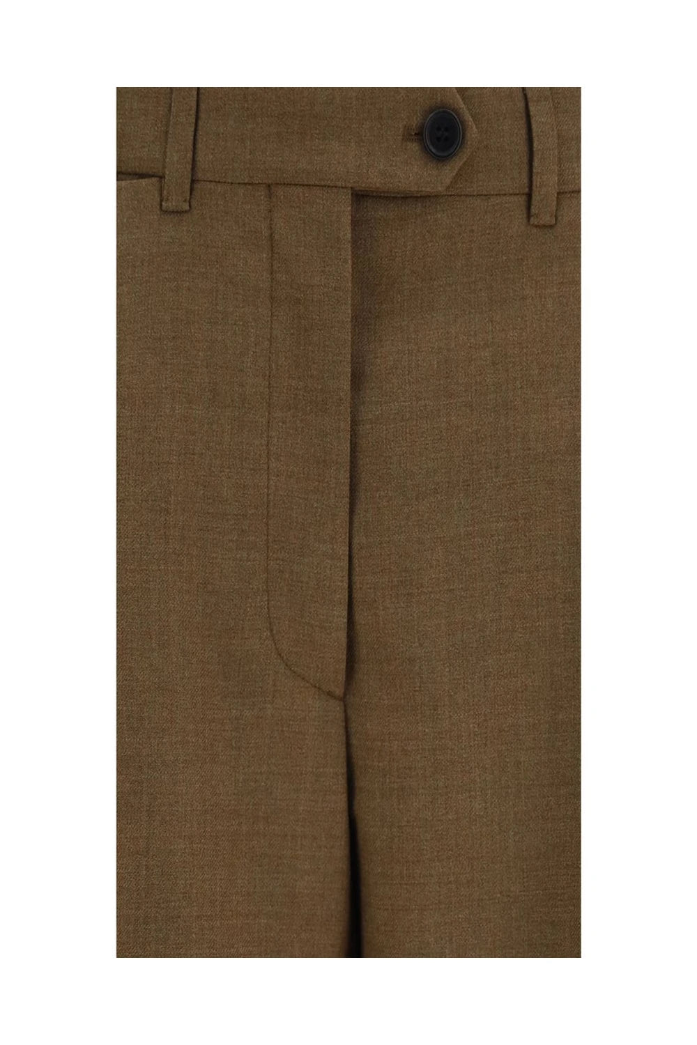 Prada Trouser in brown, Merino Wool — view 3