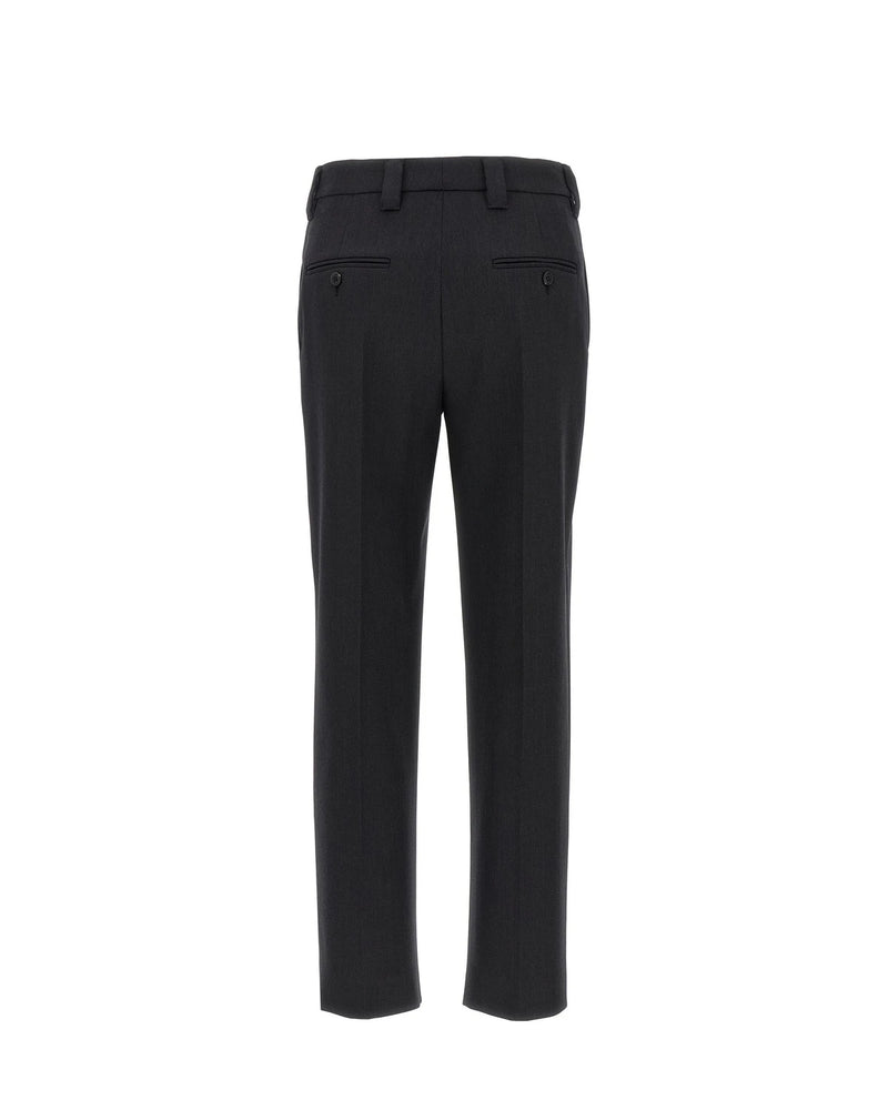 Prada Trouser in gray, Virgin Wool — view 2