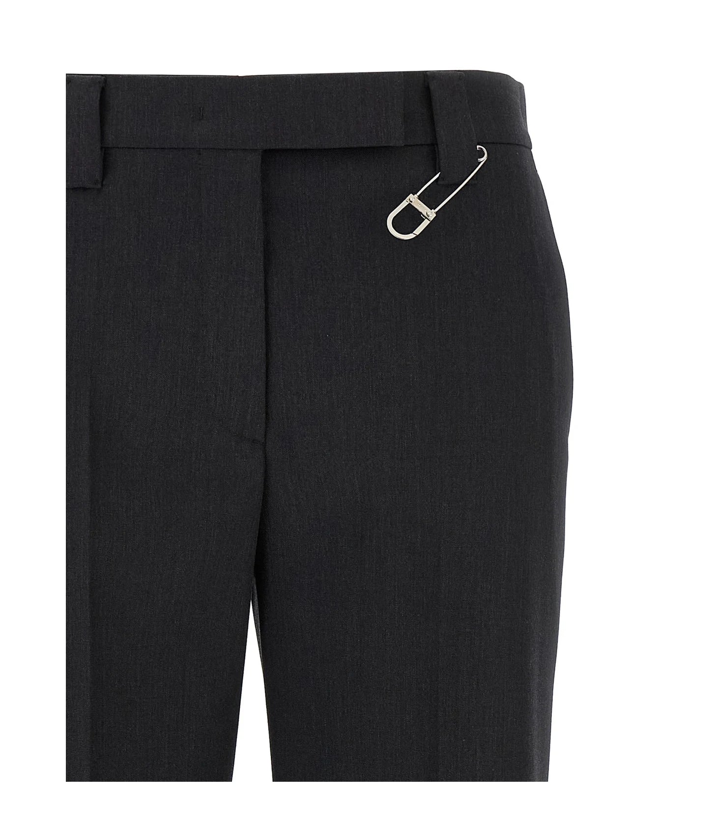 Prada Trouser in gray, Virgin Wool — view 3