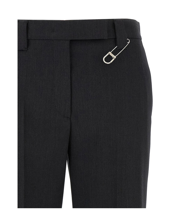 Prada Trouser in gray, Virgin Wool — view 3