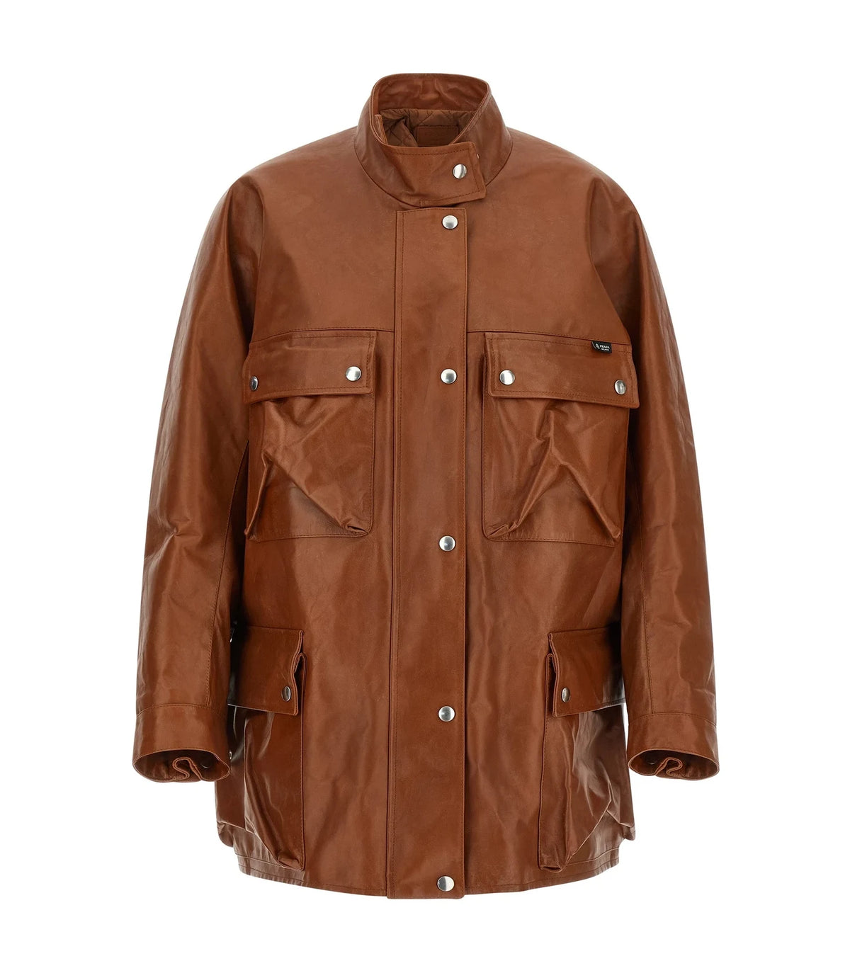 Prada Trucker Jacket in brown