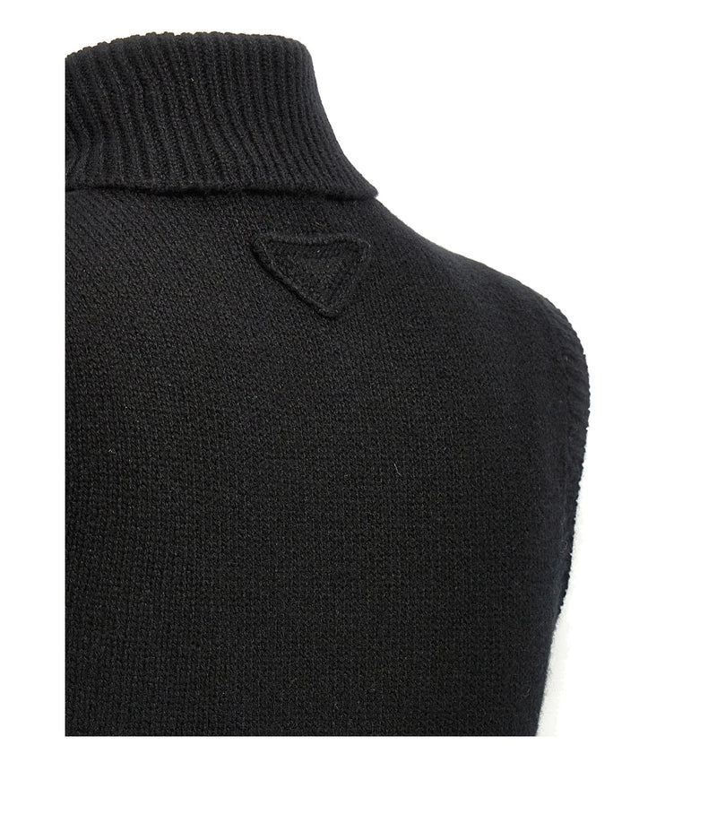 Prada Vest in black, Cashmere — view 4