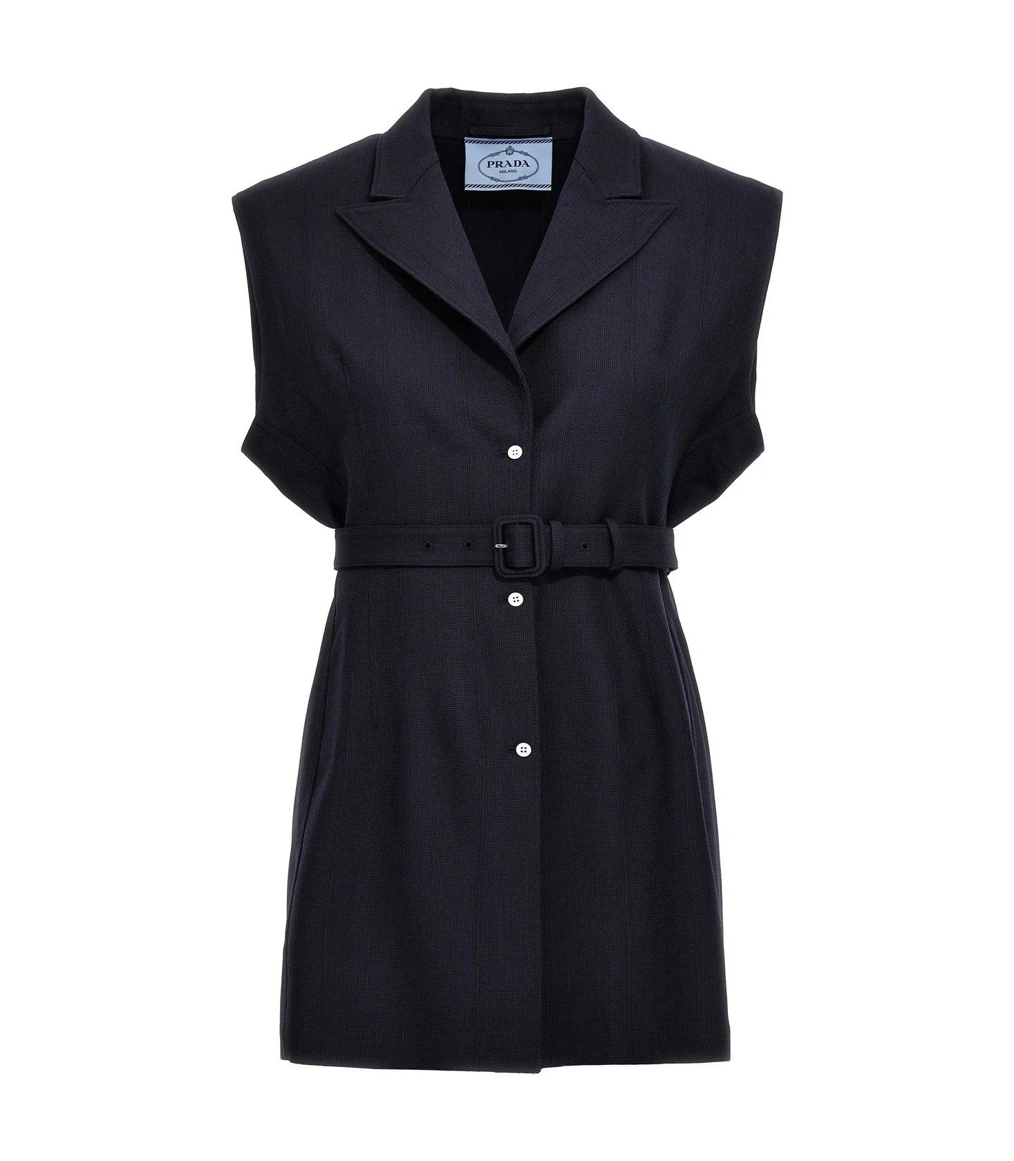 Prada Vest in blue, Virgin Wool